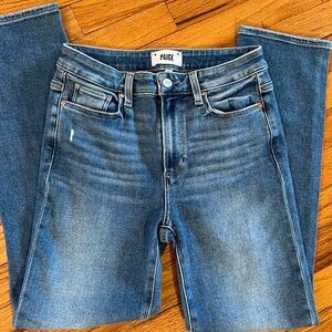 Paige Cindy jeans Distressed Ankle length size 27